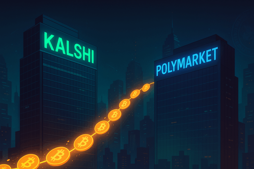 Kalshi, Polymarket делают шаги по интеграции криптовалюты в американские рынки прогнозов
