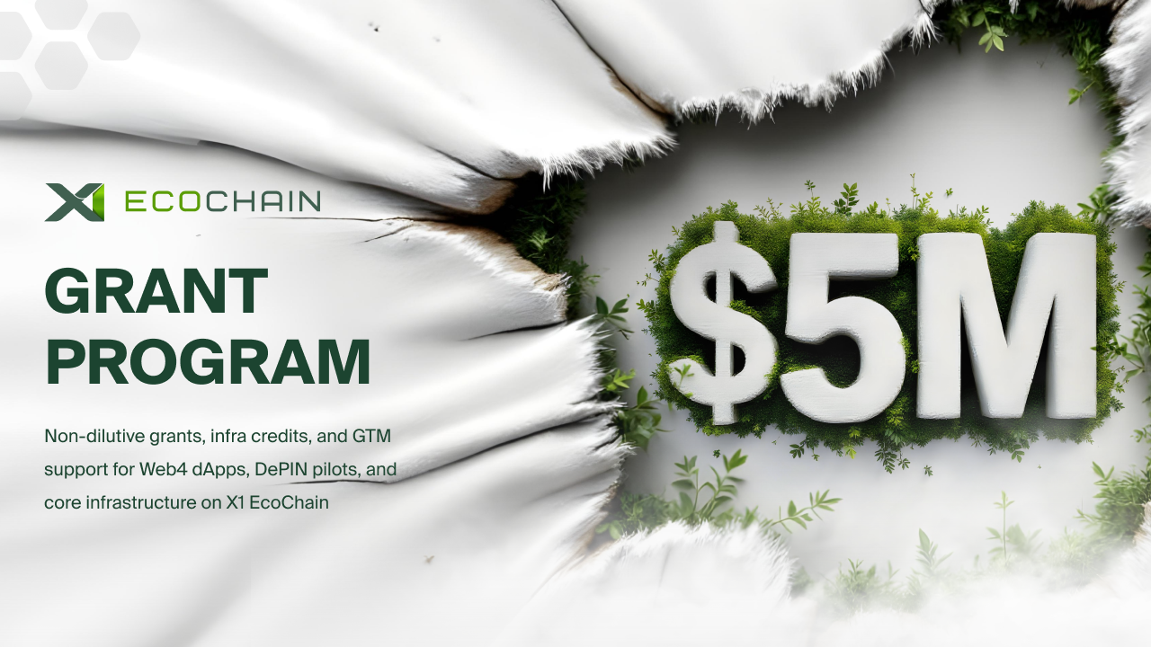 X1 EcoChain запускает грантовую программу на 5 миллионов долларов и кампанию Galxe Starboard стоимостью 100 тысяч долларов.