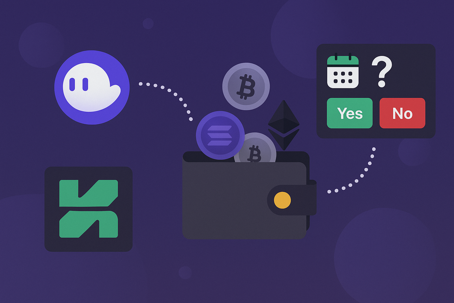 Phantom интегрирует прогнозные рынки Kalshi по мере расширения функционала криптокошельков для торговли на событиях