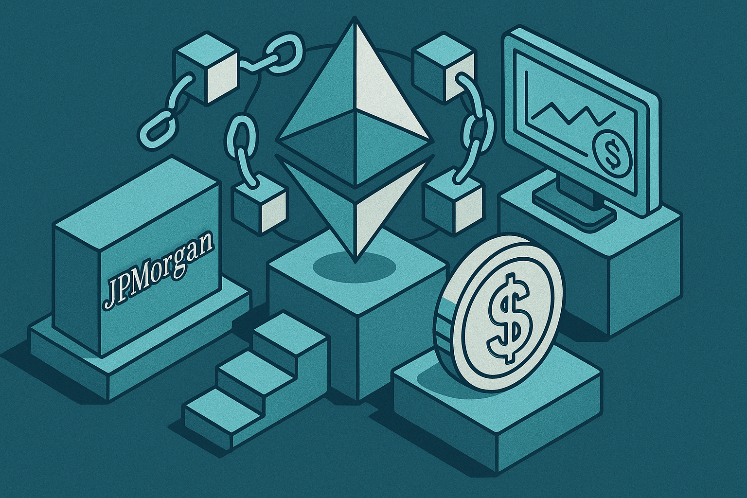 JPMorgan расширяет внедрение блокчейна, запустив токенизированный фонд денежного рынка на Ethereum.