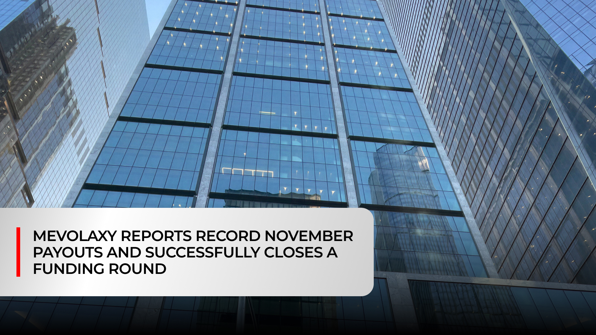 Mevolaxy сообщает о рекордных выплатах за ноябрь и привлекает финансирование.