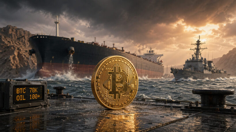 Биткойн удерживается на уровне $78,000 на фоне роста цен на нефть выше $100
