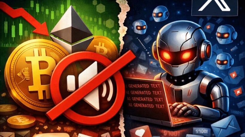 Криптовалюта возглавила список замученных тем на платформе X