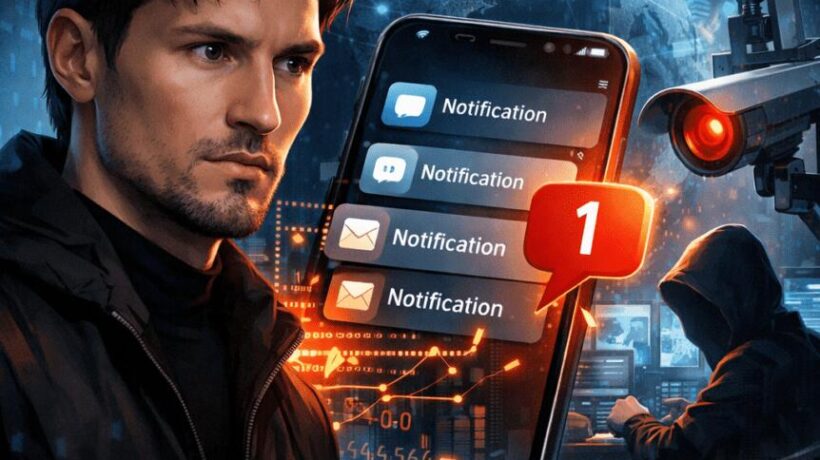 Павел Дуров предупреждает о рисках конфиденциальности, связанных с уведомлениями в мессенджерах