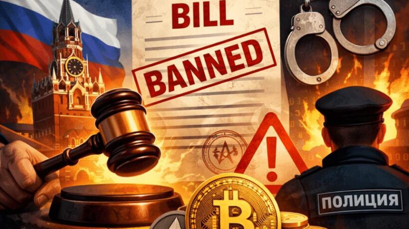 Россия инициирует законопроект о криминализации незарегистрированных криптоуслуг