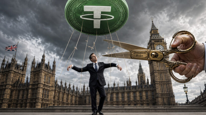Миллиардер, связанный с Tether, вложил £22 млн в политику Великобритании – новые правила пожертвований могут закрыть эту возможность