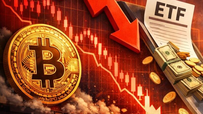 Цена Биткоина снижается на фоне оттока средств из ETF и распродаж на рынке