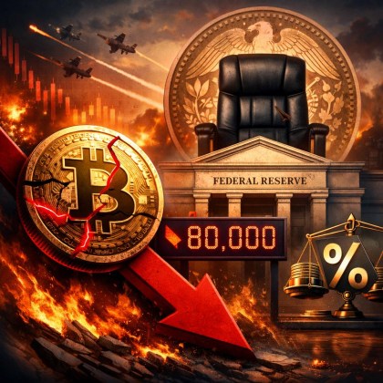 Биткоин упал ниже $80,000: Уорш утвержден новым главой ФРС — вероятное влияние