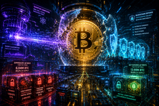 Цифры и факты: Какая часть предложения Bitcoin подвержена квантовому риску?