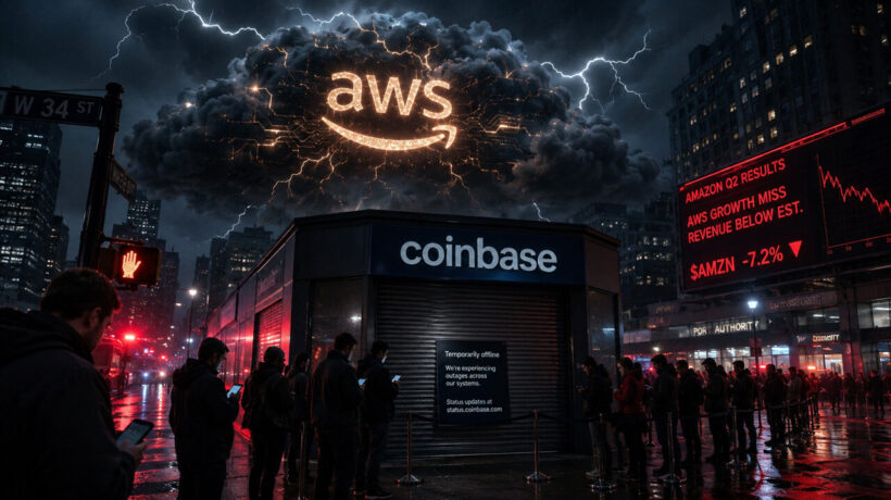 Coinbase столкнулась с перебоями в работе после неудачного квартального отчета, но инвесторы видят потенциал в $300 миллиардов к 2030 году