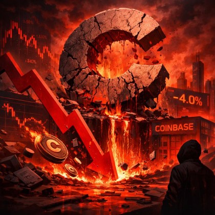 Криптовалютный гигант Coinbase в минусе: убытки за первый квартал растут, акции COIN упали на 5%