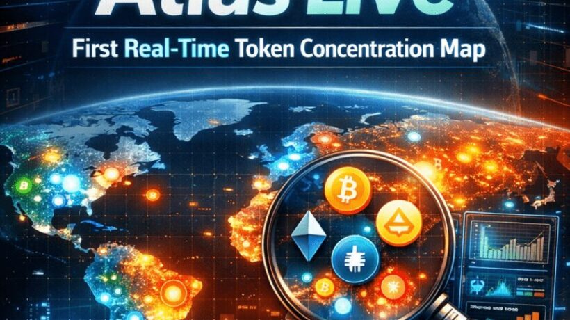 InsightX представляет Atlas Live — первую в мире карту концентрации токенов в реальном времени