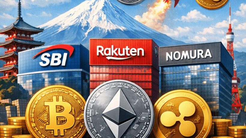 Японские SBI, Rakuten и Nomura готовятся запустить инвестиционные трасты в криптовалюту