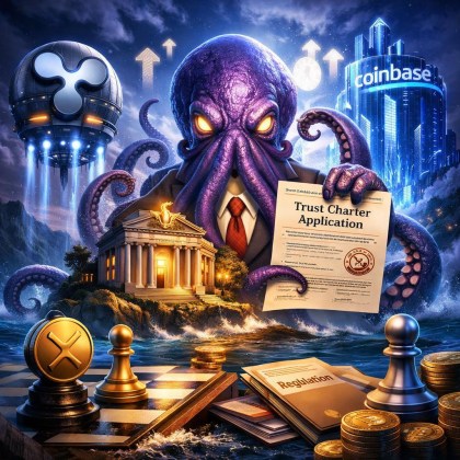 Материнская компания Kraken подала заявку на получение национального трастового устава OCC, намекая на стратегию Ripple и Coinbase