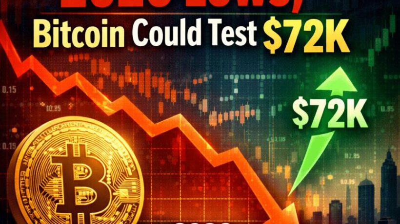 Спрос на Bitcoin падает до минимумов 2026 года; возможен тест уровня $72,000
