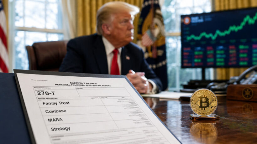 Траст семьи Трампа приобрел акции Coinbase и другие криптоакции в первом квартале 2026 года, показывают этические документы